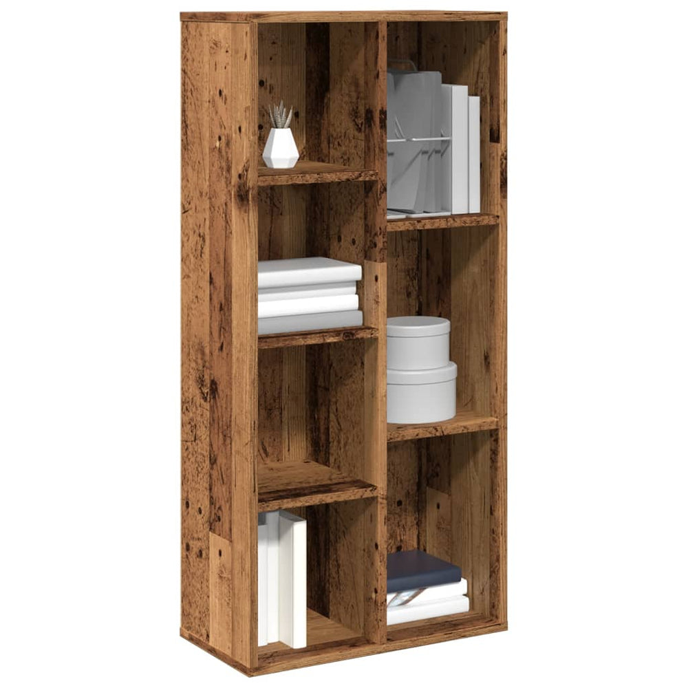 vidaXL Bookcase Reclaimed Wood Look 50x25x104 cm