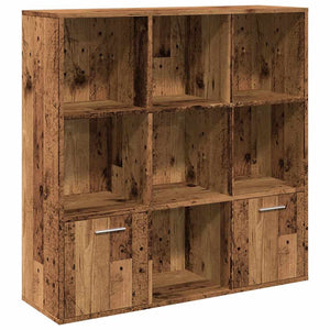 Bücherschrank Altholz-Optik, 98 cm