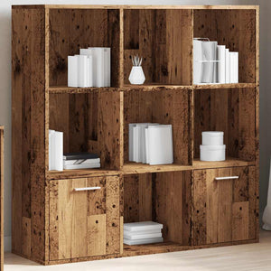 Bücherschrank Altholz-Optik, 98 cm