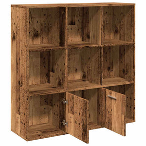 Bücherschrank Altholz-Optik, 98 cm