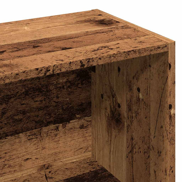 Bücherschrank Altholz-Optik, 98 cm