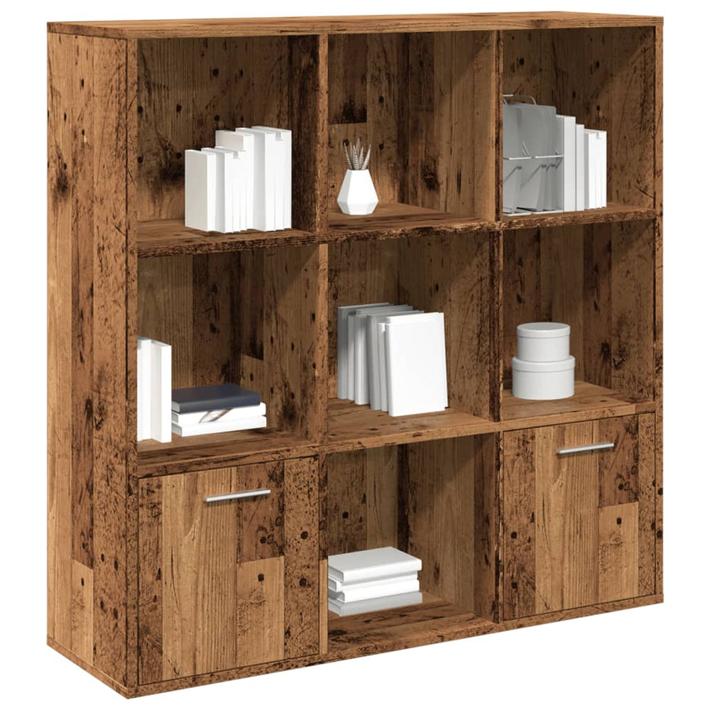 vidaXL Bookcase Reclaimed Wood Look 98x29x97.5 cm Engineered Wood