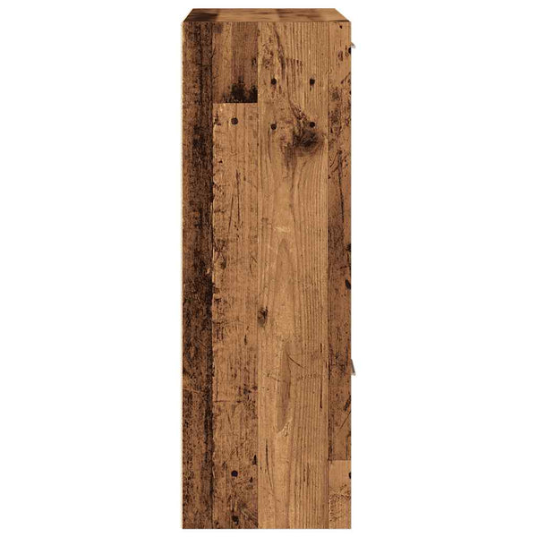 Bücherschrank Altholz-Optik 60,5x90 cm