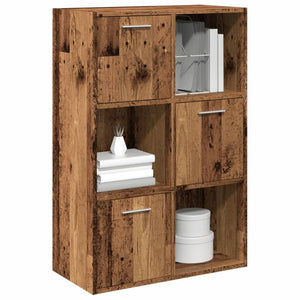 Bücherschrank Altholz-Optik 60,5x90 cm