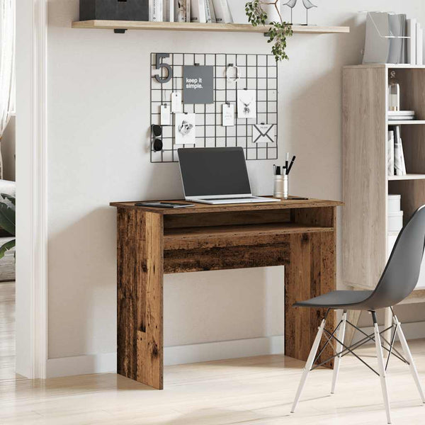 Schreibtisch Altholz-Optik 90x50 cm