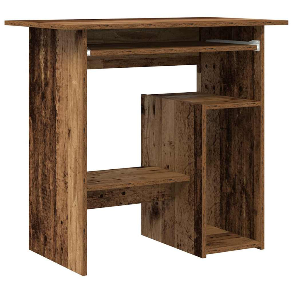 Schreibtisch Altholz-Optik 80x45 cm