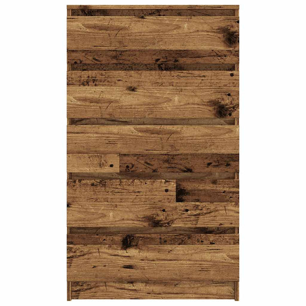 vidaXL Commode Effet bois de récupération 60x36x103 cm Bois d'ingénierie