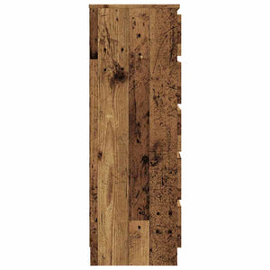 vidaXL Commode Effet bois de récupération 60x36x103 cm Bois d'ingénierie