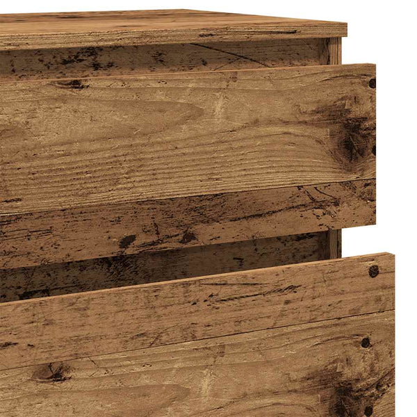 vidaXL Commode Effet bois de récupération 60x36x103 cm Bois d'ingénierie