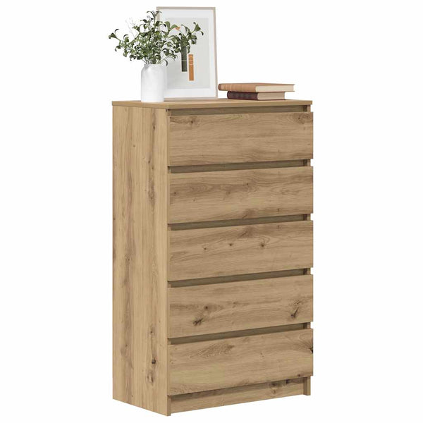 Schubladenschrank Artisan Eiche 60x36x103cm