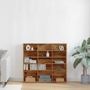 CD-Regal im Altholz-Design