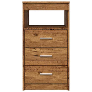 Schubladenschrank Altholz-Optik 40x76 cm