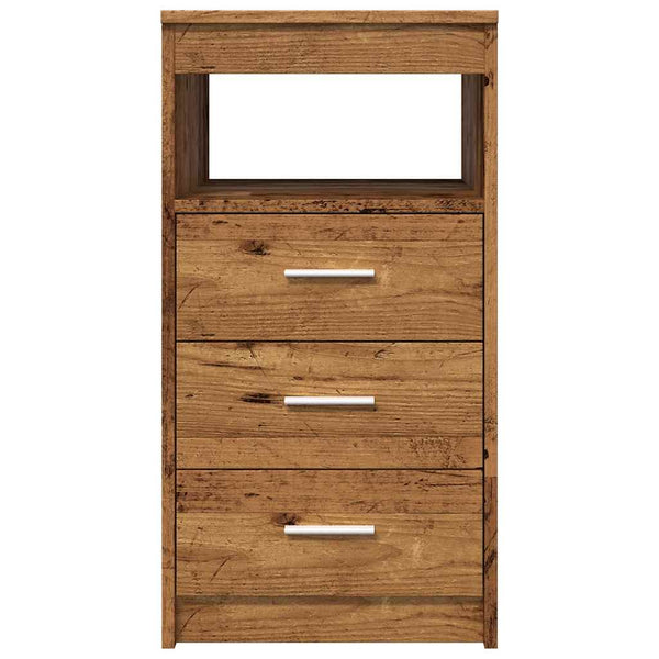 Schubladenschrank Altholz-Optik 40x76 cm