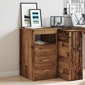 Schubladenschrank Altholz-Optik 40x76 cm