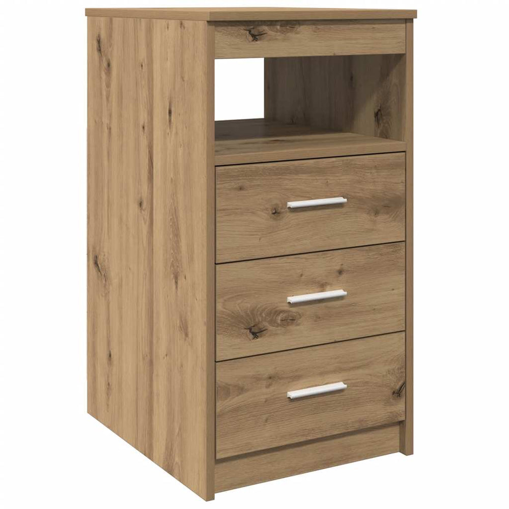 Schubladenschrank Artisan Eiche 40x50x76 cm