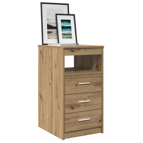 Schubladenschrank Artisan Eiche 40x50x76 cm