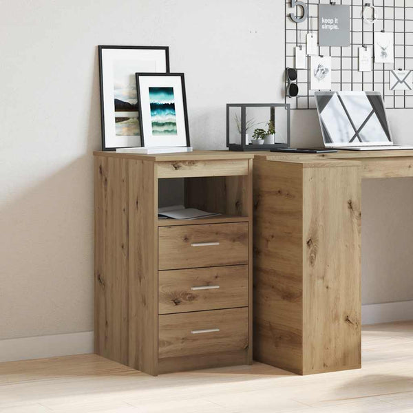 Schubladenschrank Artisan Eiche 40x50x76 cm