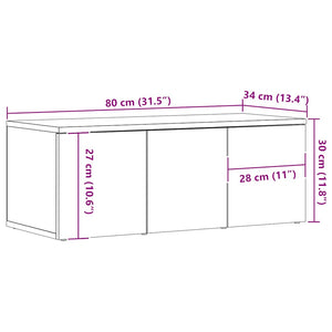 TV-Schrank Artisan Eiche 80 cm