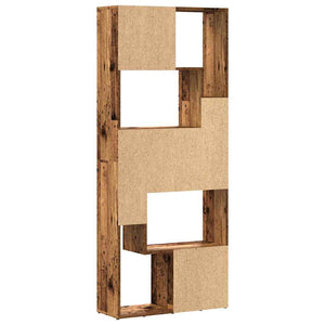 Bücherregal Altholz-Optik, 161 cm hoch