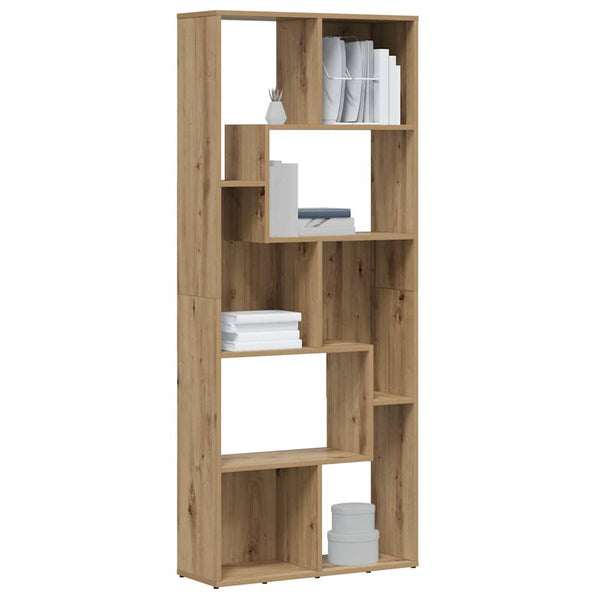 Bücherregal Artisan Eiche 67x24x161 cm