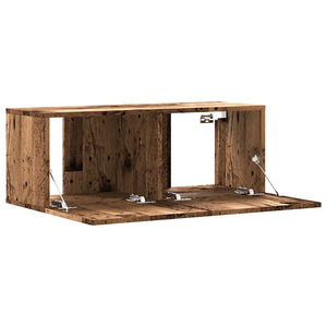 TV-Wandschrank Altholz-Optik 80 cm