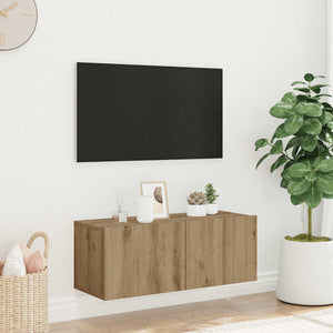 TV-Wandschrank Artisan Eiche 80x30x30 cm