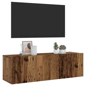 TV-Wandschrank Altholz-Optik 100 cm