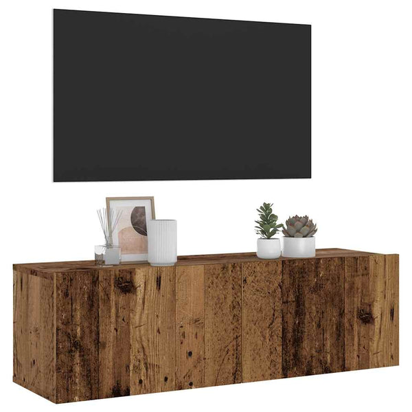 TV-Wandschrank Altholz-Optik 100 cm