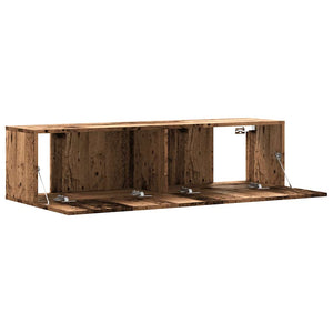 TV-Wandschrank Altholz-Optik 120 cm