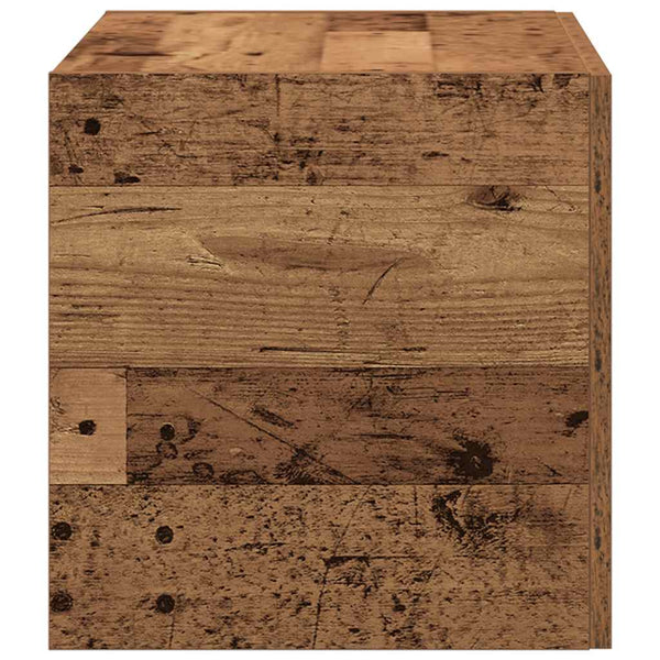 Wandschrank Altholz-Optik 80 cm