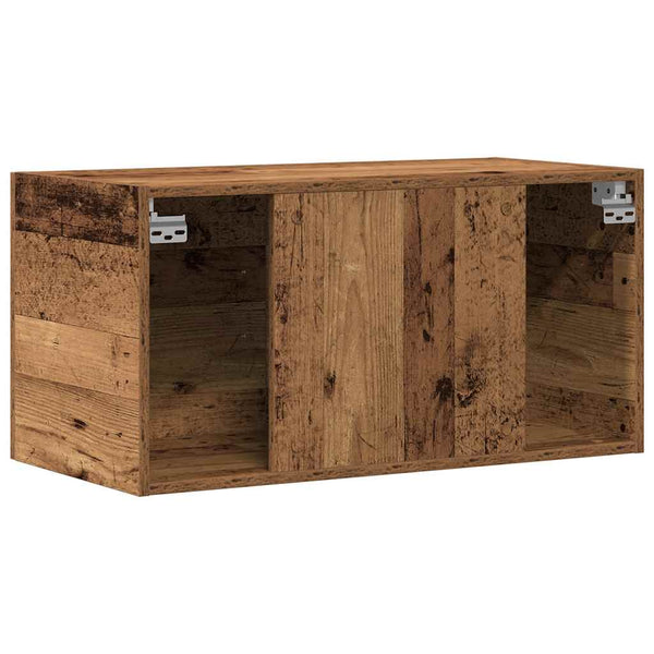 Wandschrank Altholz-Optik 80 cm