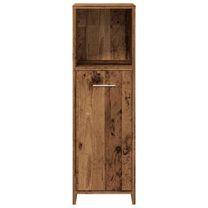 Badschrank Altholz-Optik, 30x95 cm