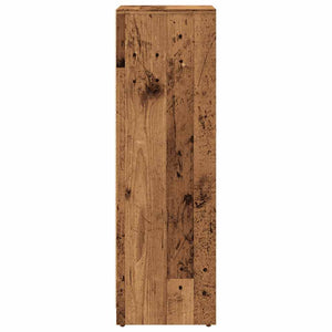 Badschrank Altholz-Optik, 30x95 cm
