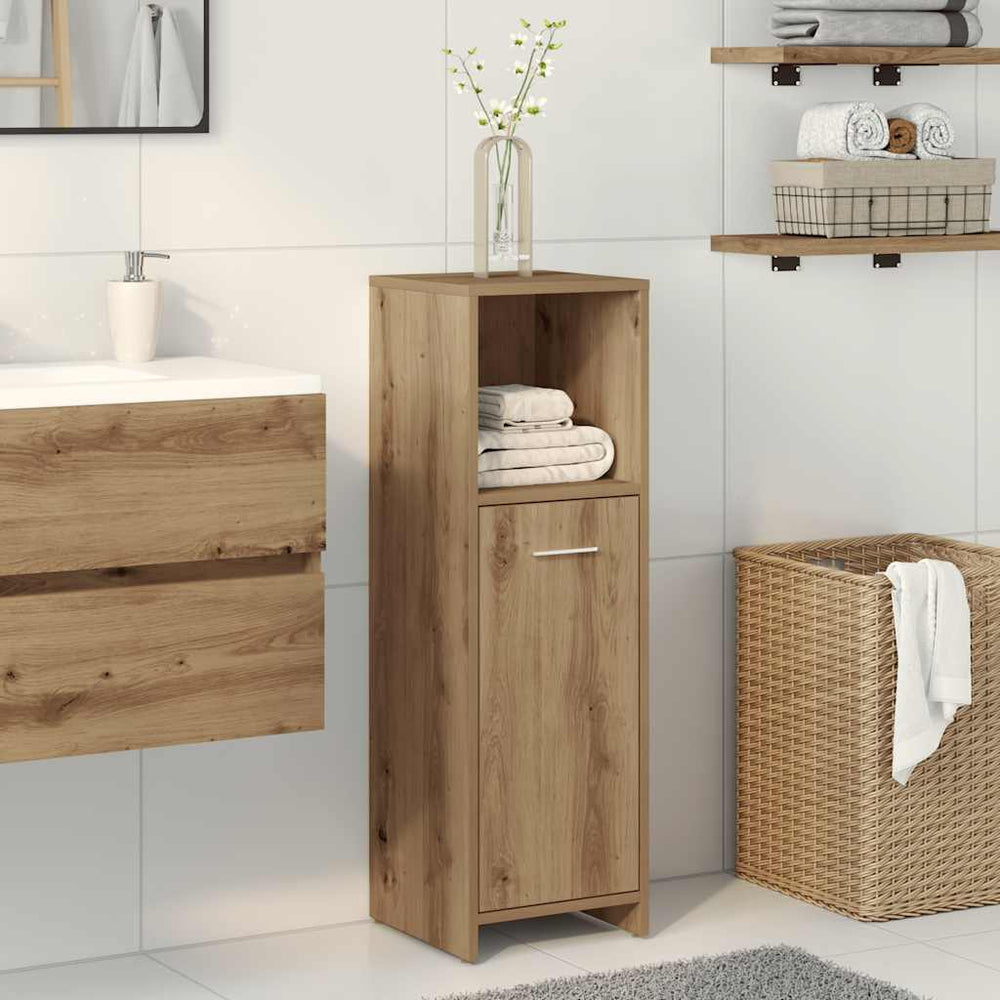 Badschrank Artisan-Eiche 30x30x95 cm