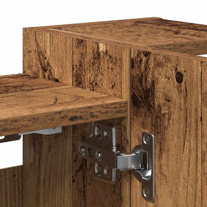 Bad Spiegelschrank Altholz-Optik 80 cm