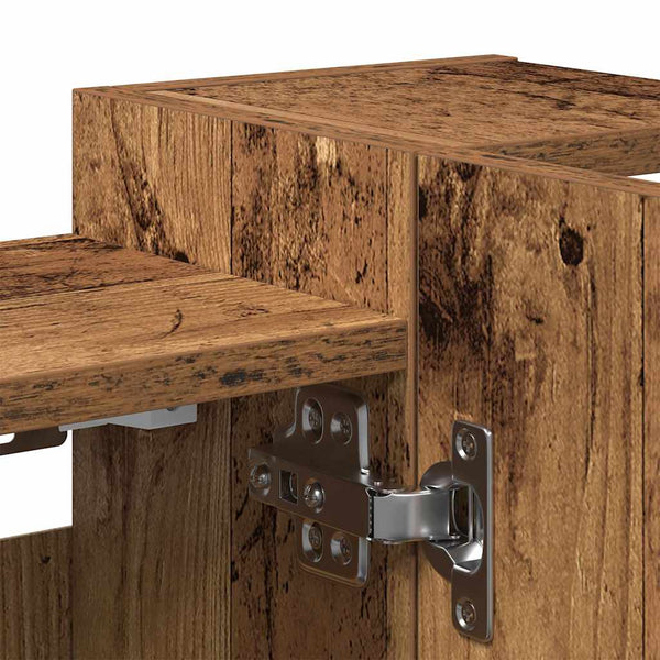 Bad Spiegelschrank Altholz-Optik 80 cm