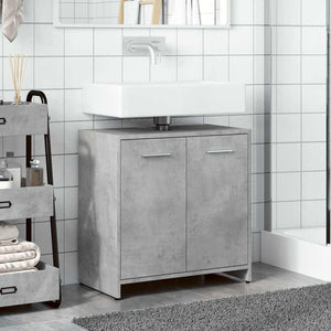 Waschbeckenunterschrank Betongrau 60 cm