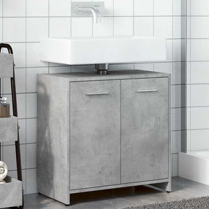 Waschbeckenunterschrank Betongrau 60 cm
