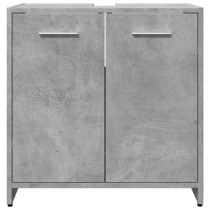 Waschbeckenunterschrank Betongrau 60 cm