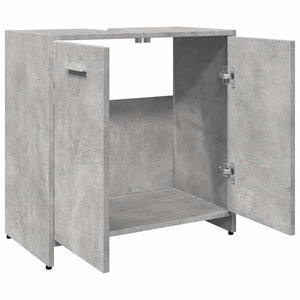 Waschbeckenunterschrank Betongrau 60 cm