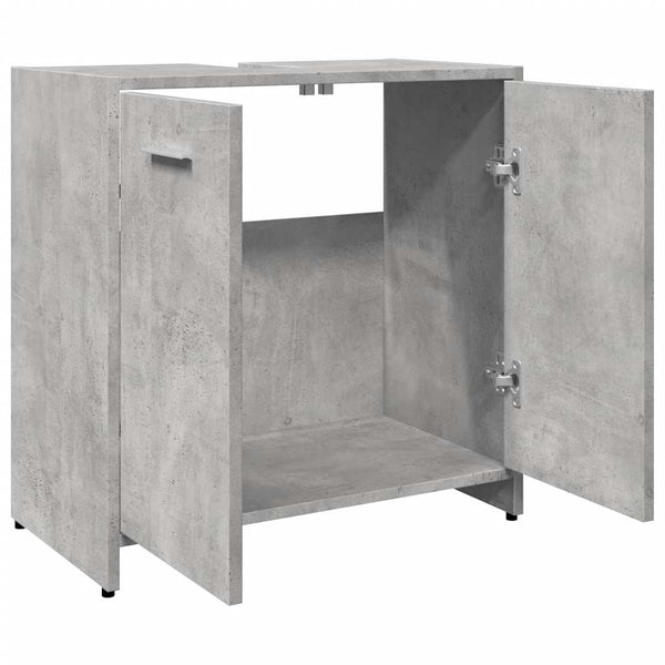 Waschbeckenunterschrank Betongrau 60 cm