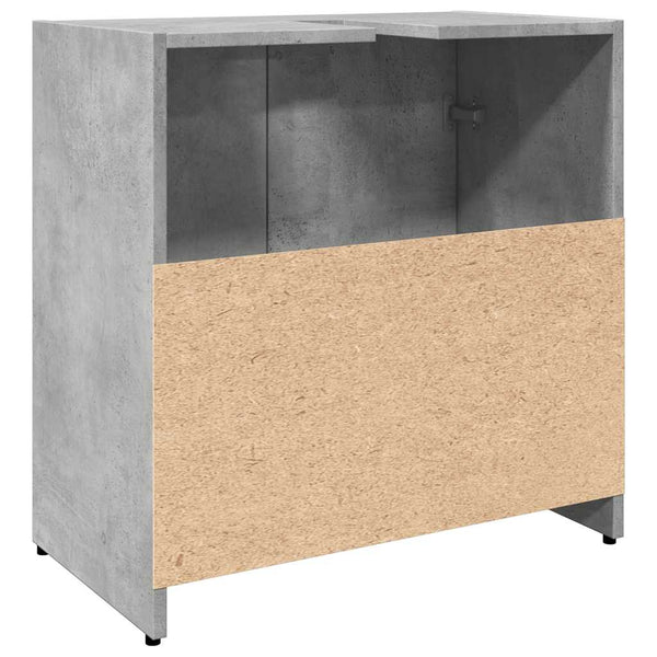 Waschbeckenunterschrank Betongrau 60 cm