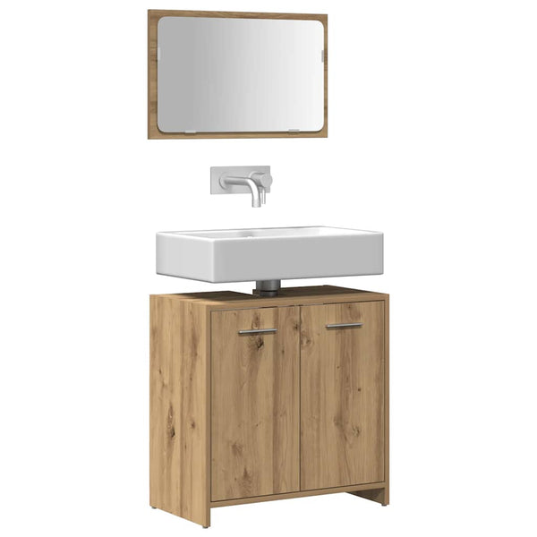 Badschrank mit Spiegel Artisan Eiche