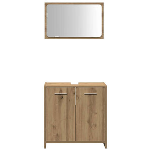 Badschrank mit Spiegel Artisan Eiche