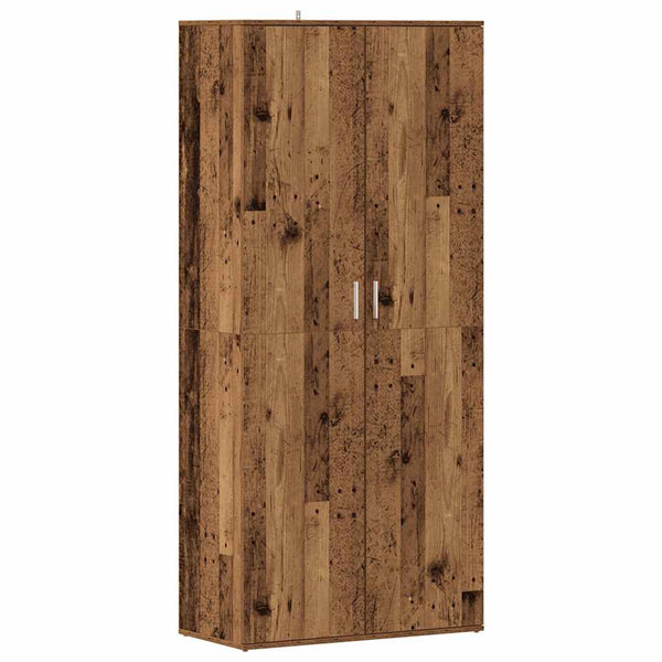 Schuhschrank Altholz Optik, 80cm