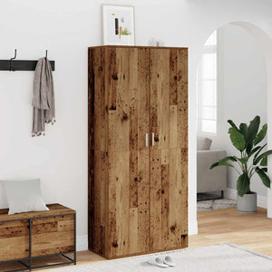 Schuhschrank Altholz Optik, 80cm