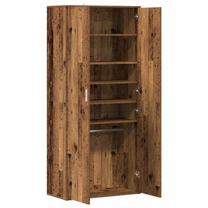 Schuhschrank Altholz Optik, 80cm