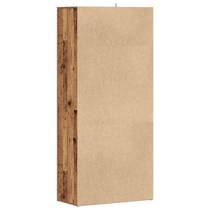 Schuhschrank Altholz Optik, 80cm