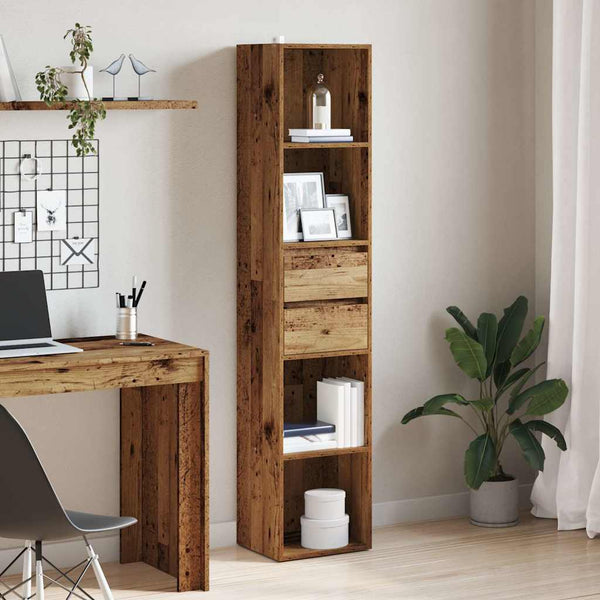 Bücherregal Altholz-Optik, 171 cm hoch