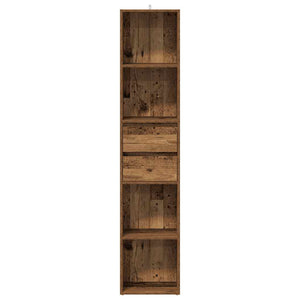 Bücherregal Altholz-Optik, 171 cm hoch